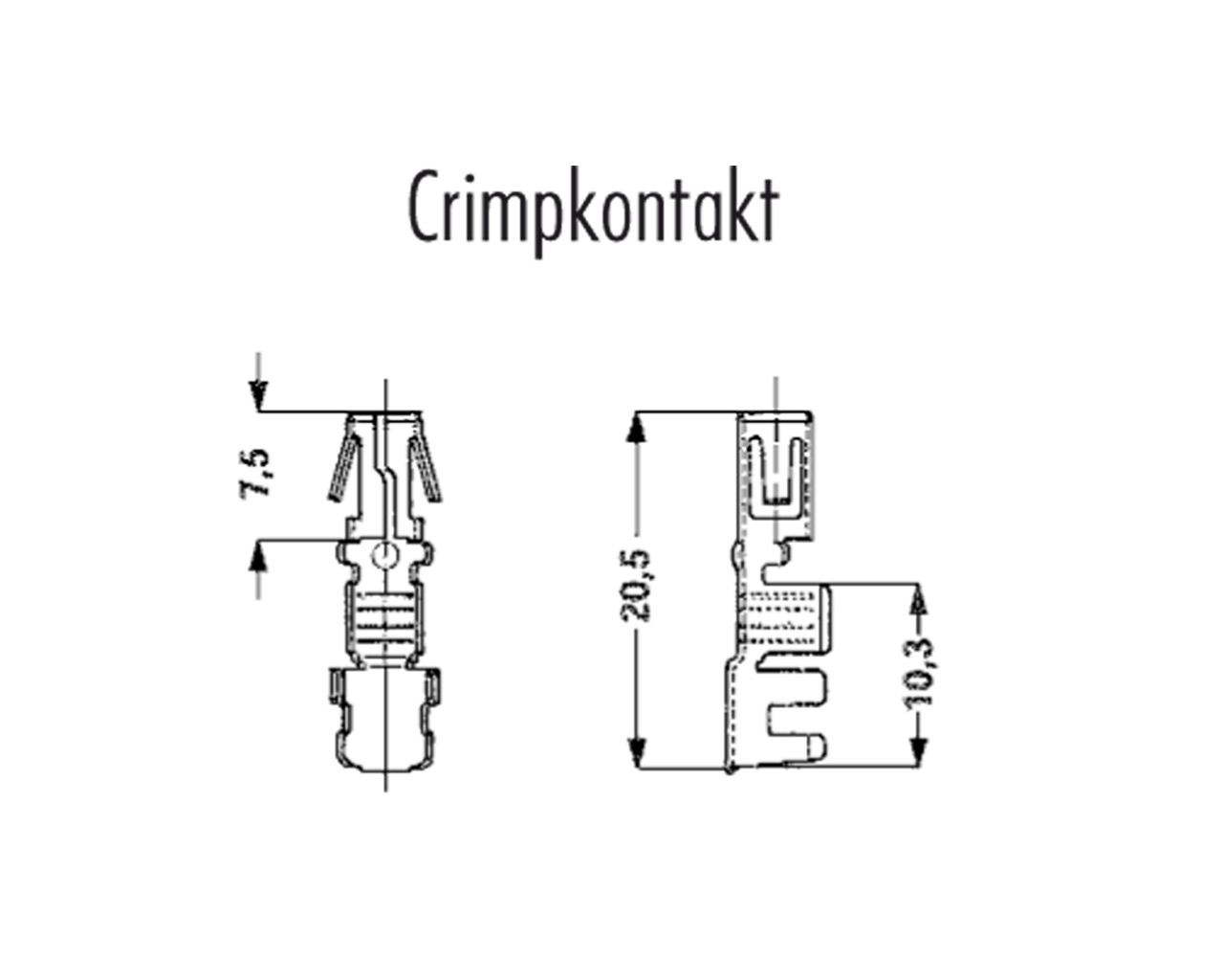 13polig kunststoff steckdose 40mm 3