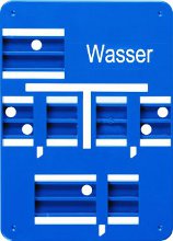 Wasser - Leerschild Form C